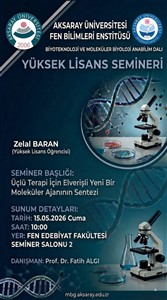 2025-2026 Bahar Dönemi Lisansüstü Seminerler