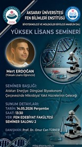 2025-2026 Bahar Dönemi Lisansüstü Seminerler