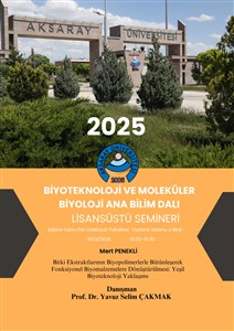2025-2026 Güz Dönemi Lisansüstü Seminerler